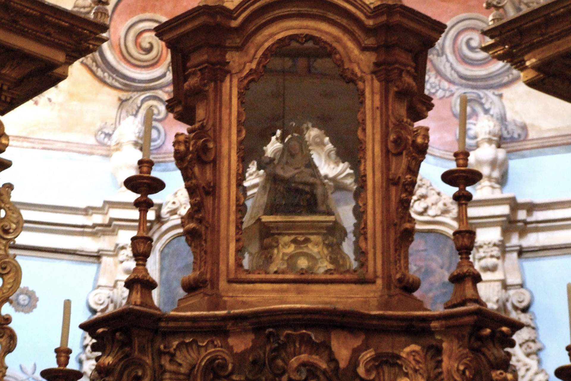 Baldaquín con la imagen de Nossa Senhora de Aires, Viana do Alentejo / Viana do Alentejo
