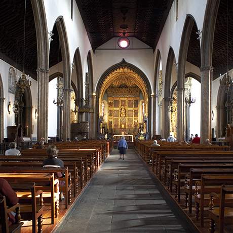 Inside Funchal Cathedral, Madeira