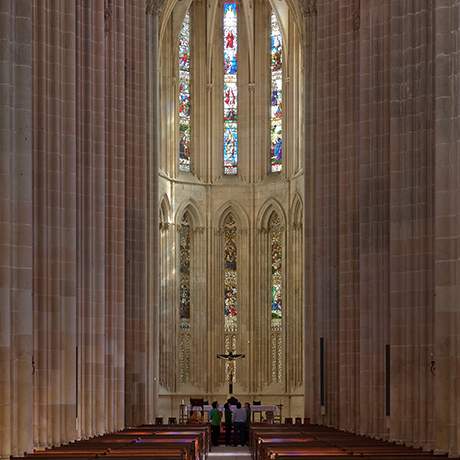 nave central del Monasterio de Batalha