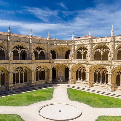 claustro, Monasterio de los Jerónimos