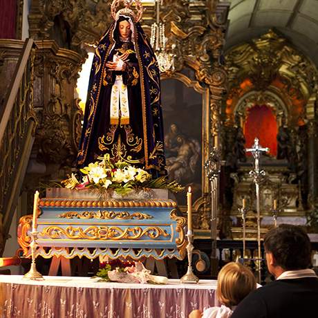 Imagem de Nossa Senhora da Agonia em Viana do Castelo