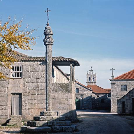 Partial view of the Sanctuary of Our Lady of Lapa, Sernancelhe