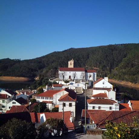 Vista geral do Santuário de Nossa Senhora do Pranto - Dornes