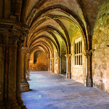 claustro de la Catedral Vieja de Coímbra