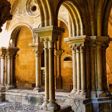 claustro de la Catedral Vieja de Coímbra