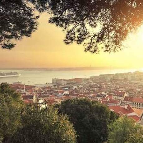Vista do Castelo São Jorge