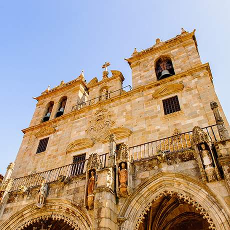 Main facade of Braga Cathedral