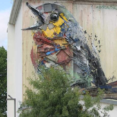 Arte Urbana - Guarda Rios - Bordalo II