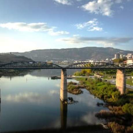Ponte de Ferro no Rio Douro