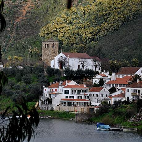 Vista geral do Santuário de Nossa Senhora do Pranto, Dornes