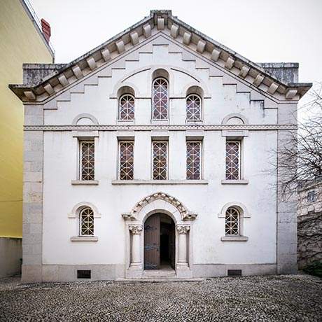 Fachada de la Sinagoga Shaaré Tikvah