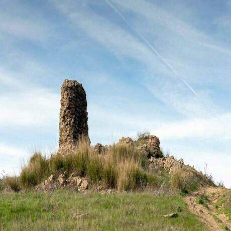 Ruins of the castle of Messejana, Central Portuguese Way of Saint James Alentejo and Ribatejo
