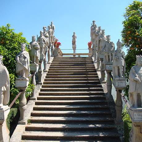 Escalinata del jardín Palacio Episcopal, Castelo Branco