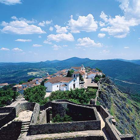 Vista del castillo de Marvão